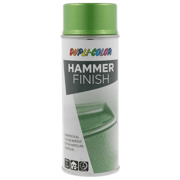 Dupli-Color hamerslag spuitlak glans groen 400ml