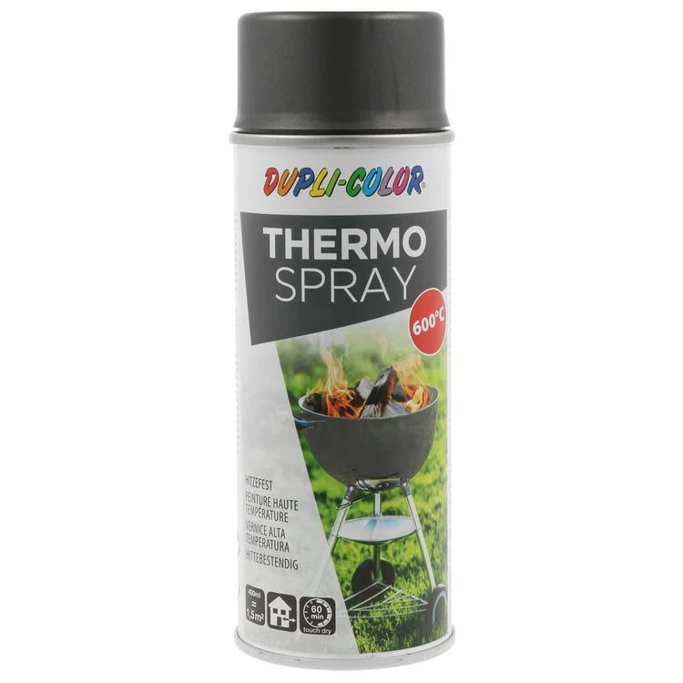 Dupli-Color thermo spuitlak mat grijs 400ml