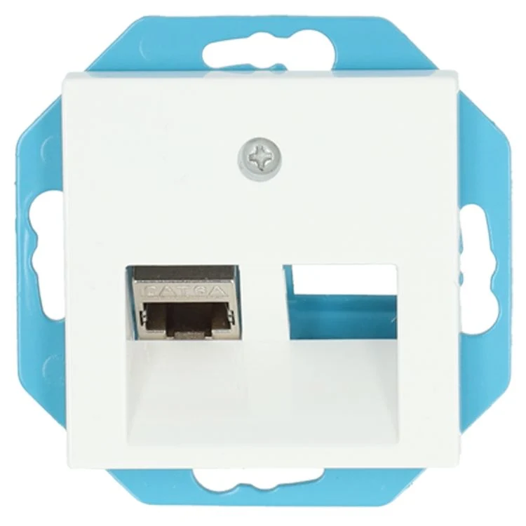 ION Industries inbouw stopcontactdoos CAT6 1-voudig wit