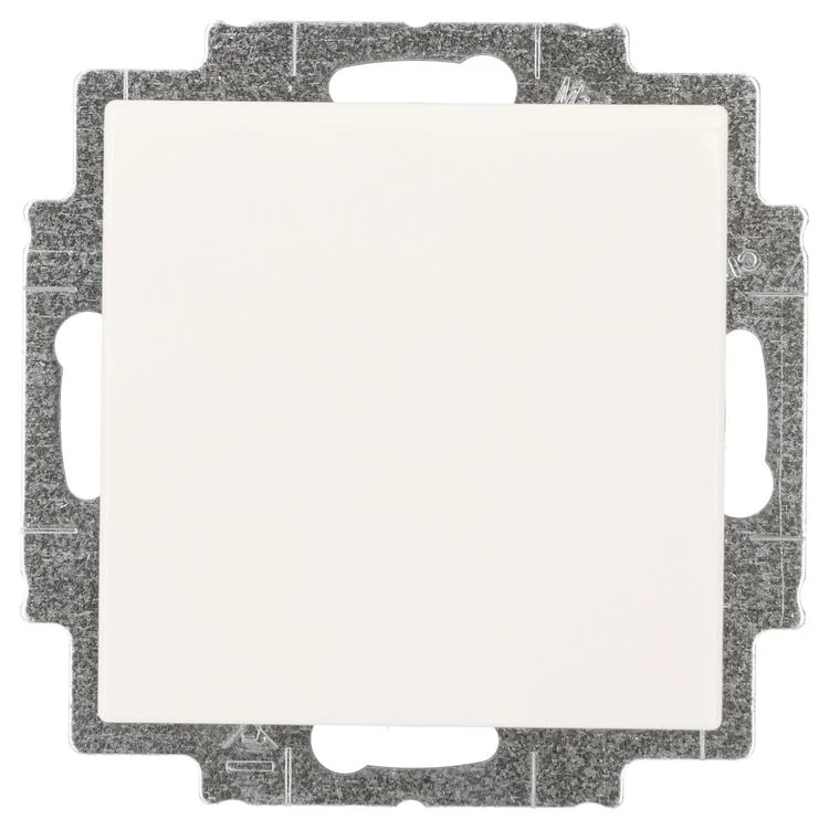 Busch-Jaeger inbouw stopcontactdoos met klep 1-V randaarde polar wit