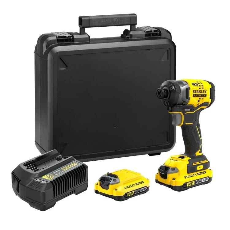 Stanley FatMax slagschroevendraaier SFMCF820D2K incl. koffer en 2 accu's