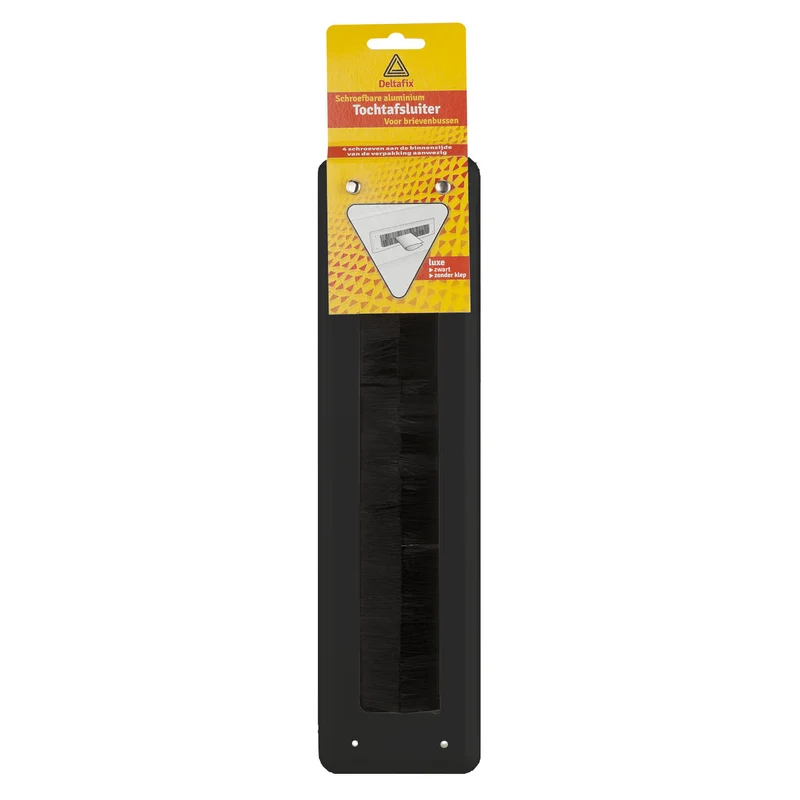 Deltafix brievenbusafdichting met borstel aluminium 9,2cm