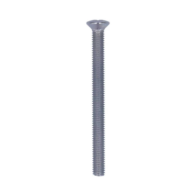 Handig bevestigingsbout RVS look staal 6x71mm verzinkt 3st