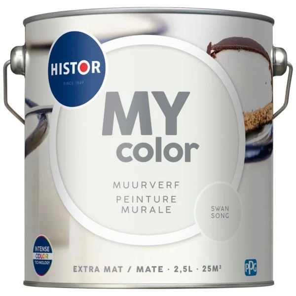 Histor MY color muurverf extra mat swansong 2,5L
