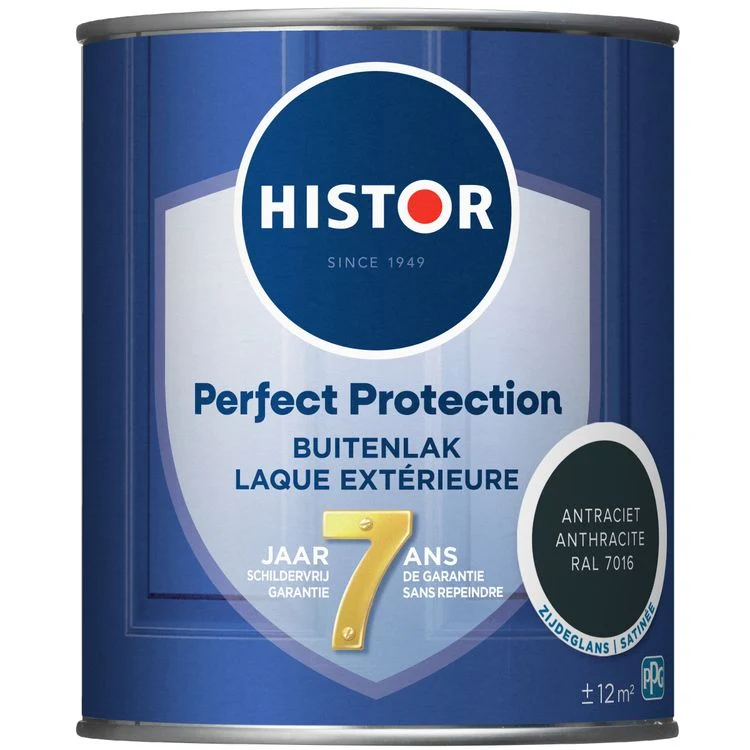 Histor Perfect Protection buitenlak zijdeglans RAL7016 antraciet 750ml