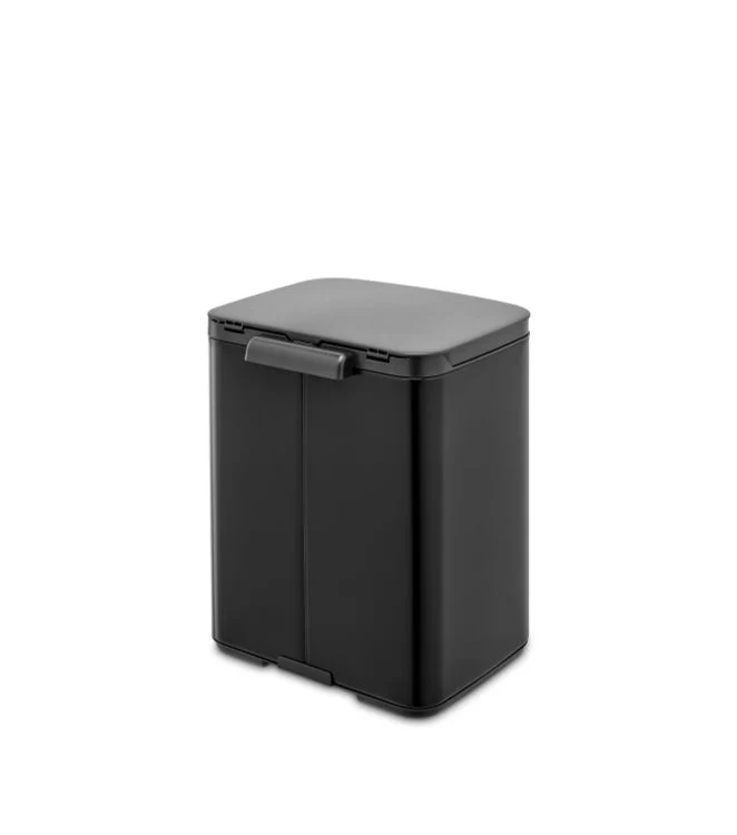 Brabantia afvalemmer Bo matt black 7L