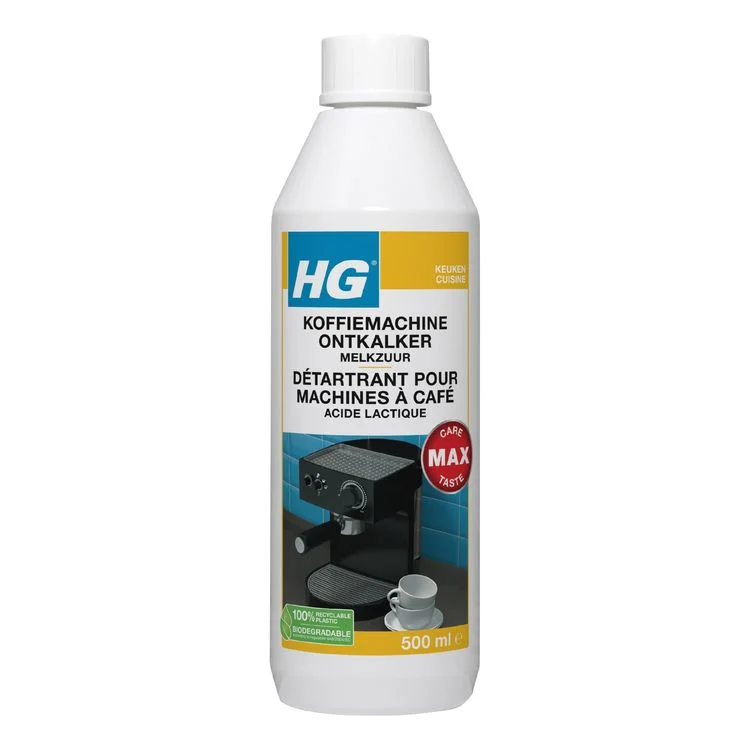 HG koffiemachine ontkalker melkzuur 500ml
