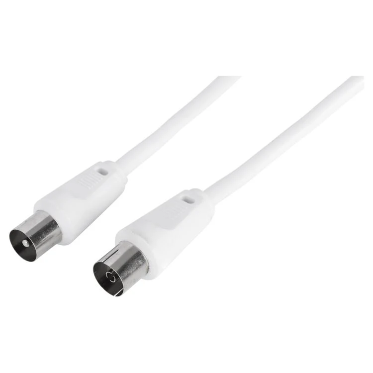 Q-Link coax kabel 3C2V HF recht wit 10m