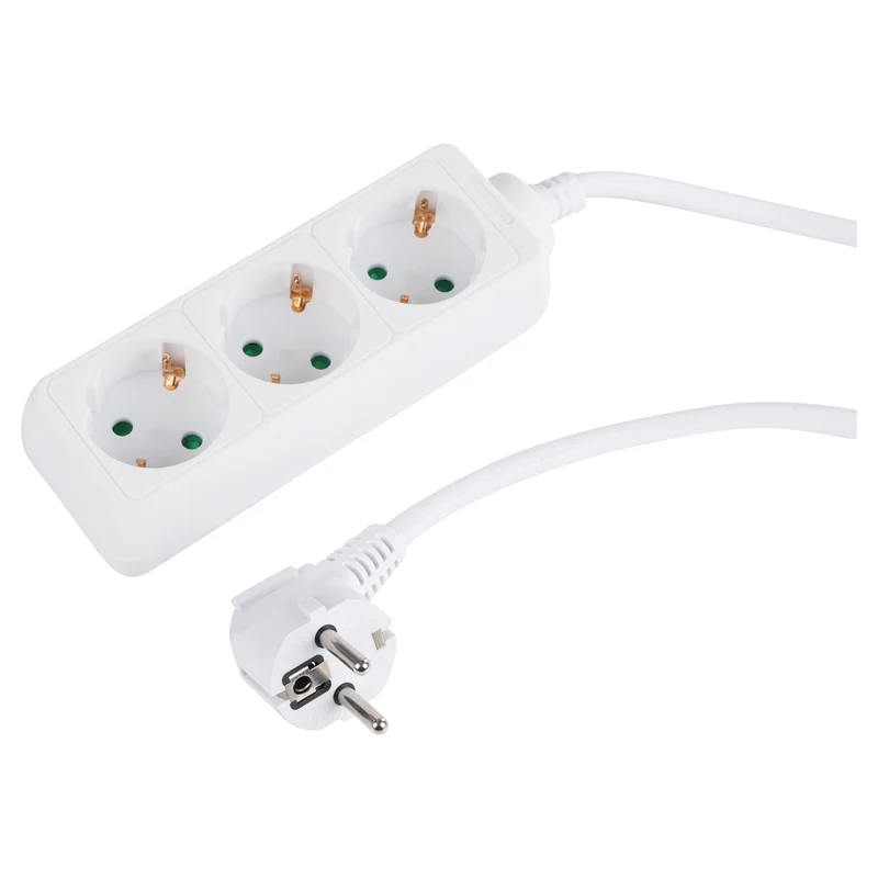 Q-Link stekkerdoos 3-voudig wit 3m