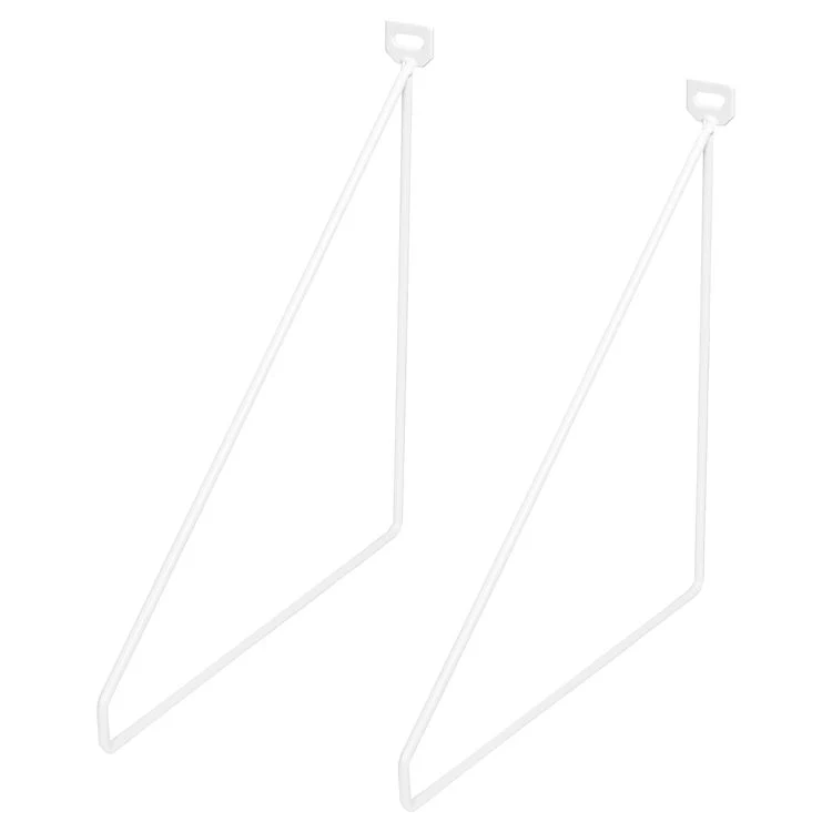Duraline plankdrager staal wit 5mm 24x26,5cm