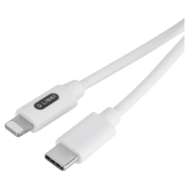 Q-Link datakabel iPhone, Type-C wit 1m