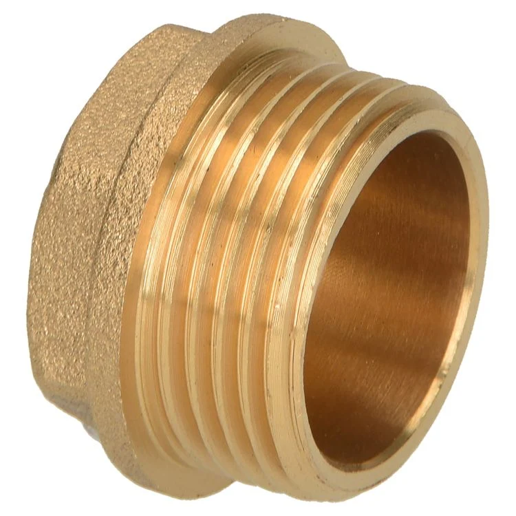 Sanivesk draadkoppeling eindstop metaal 3/4"M
