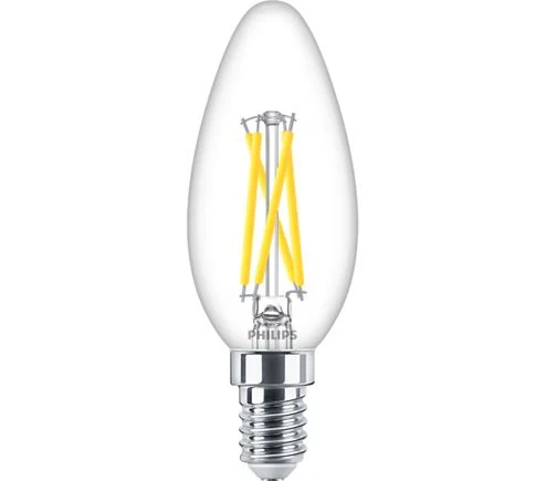 Philips LED kaarslamp dimbaar E14 2W helder 3,5x9,7cm