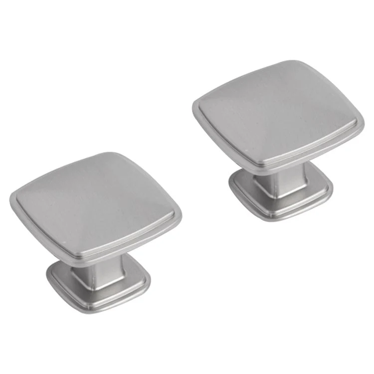 Differnz knop mat chroom 25mm 2st