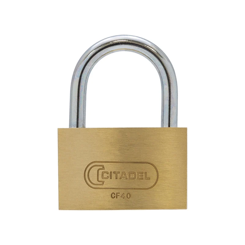 Citadel hangslot CF40 C messing 39,5x25x9,5mm