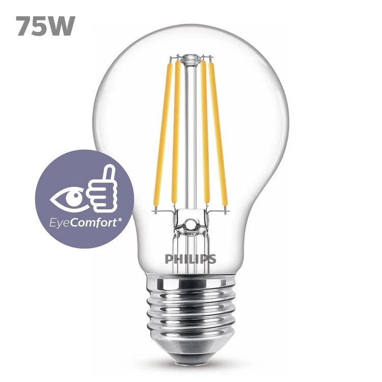 Philips LED lamp peer E27 helder ww 8W 1055LM
