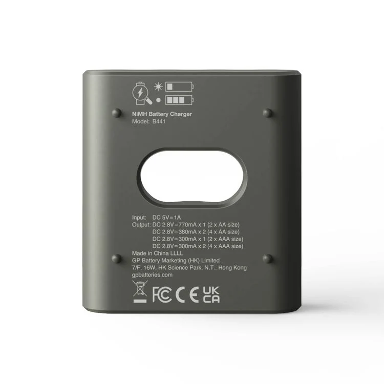 GP Recyko batterij oplader 4x AAA B441U 5V