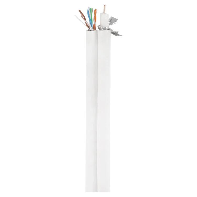 Q-Link coax/utp kabel RG6/CAT5E wit 25m