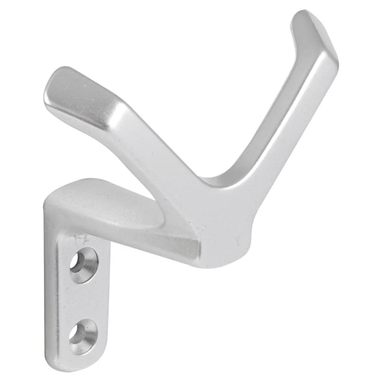 Differnz jashaak plafondbevestiging 2 haken aluminium F1 zilver