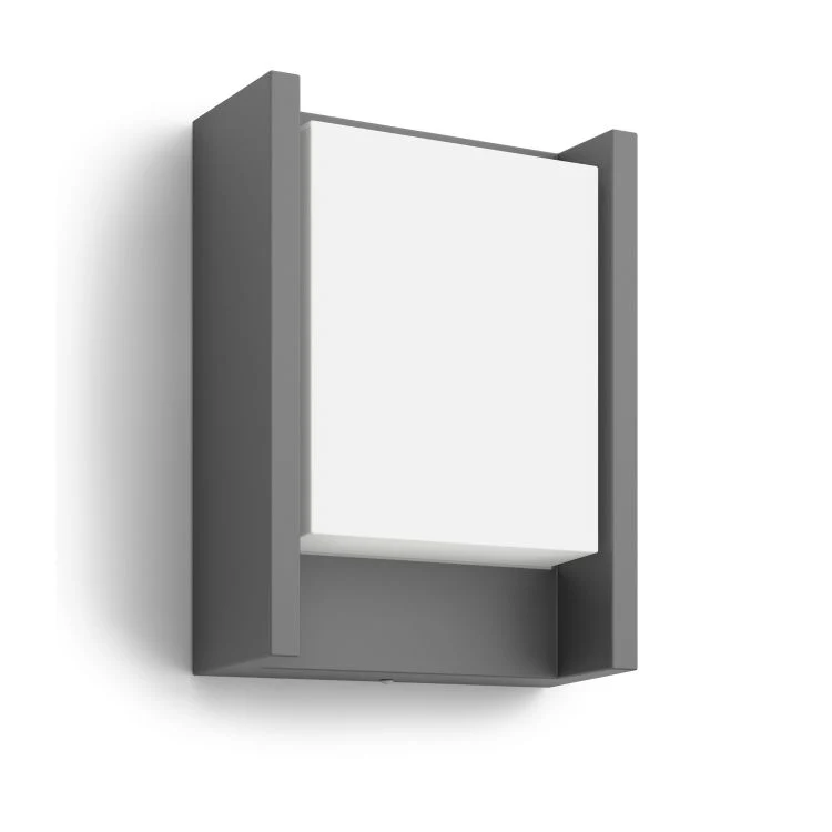 Philips LED wandbuitenlamp Arbour 3,8W antraciet