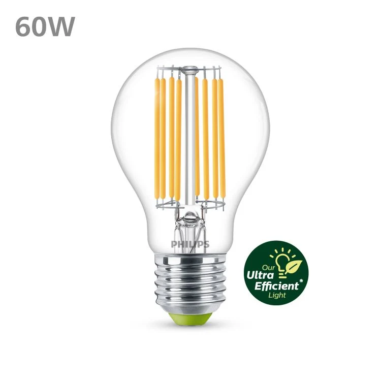 Philips LED standaard E27 helder warm wit 4W 840LM