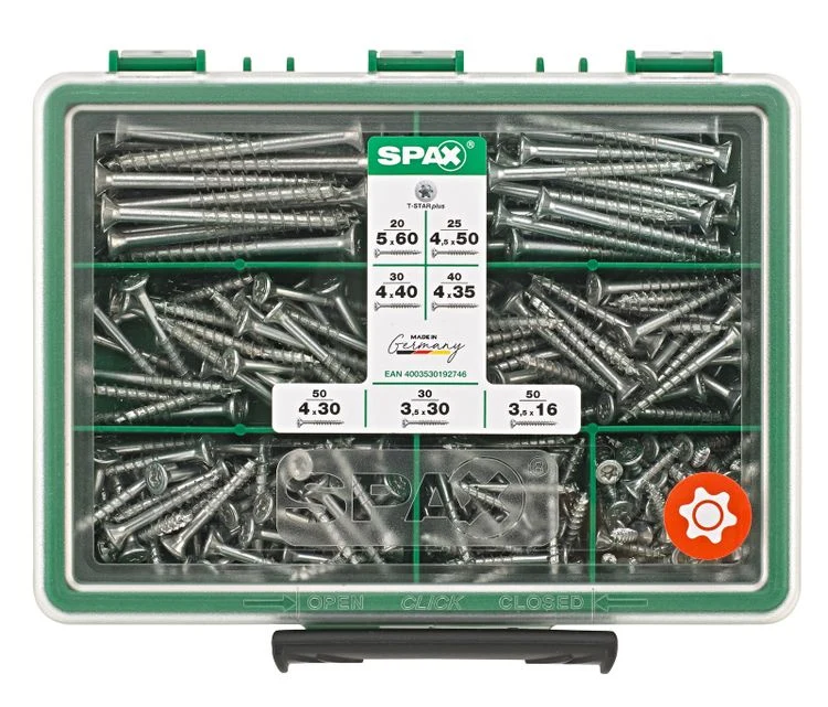 Spax schroef T-star plus verzonken kop 245st