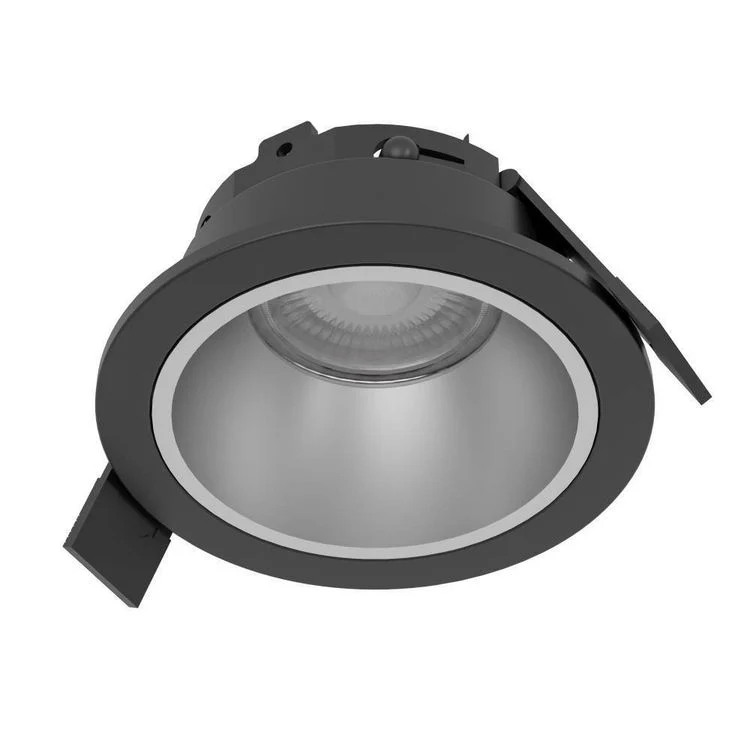 Eglo LED inbouwspot Yebra zwart Ø87mm dimbaar