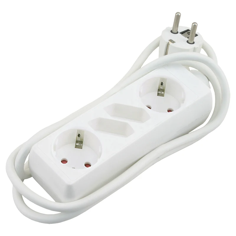 Q-Link stekkerdoos 4-voudig wit 1,5m