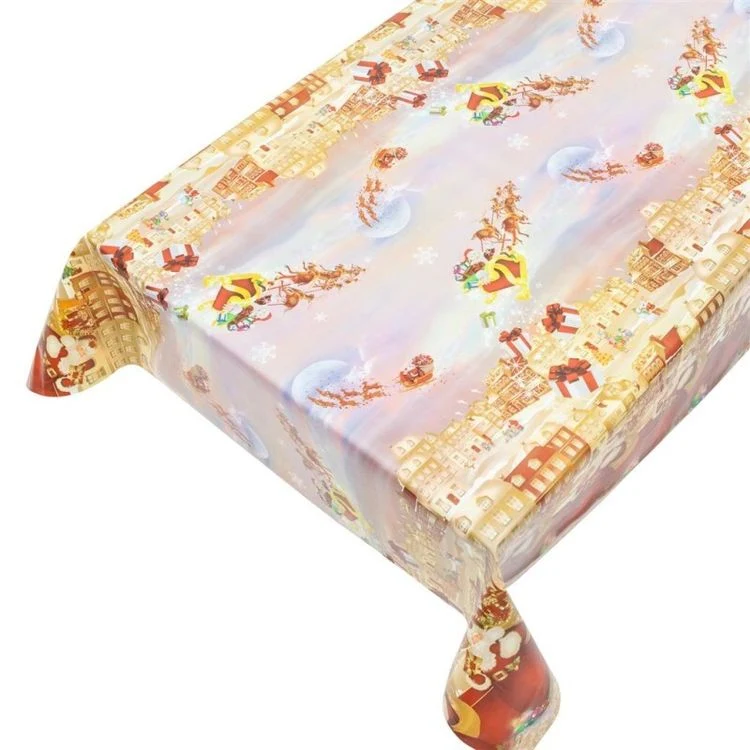 Tafelzeil Christmas cupid kerst multi 140cm per meter