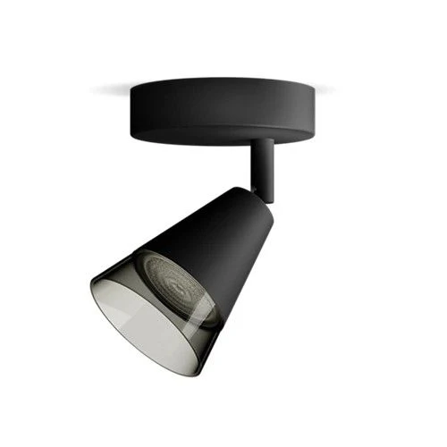 Philips opbouwspot Cleft zwart