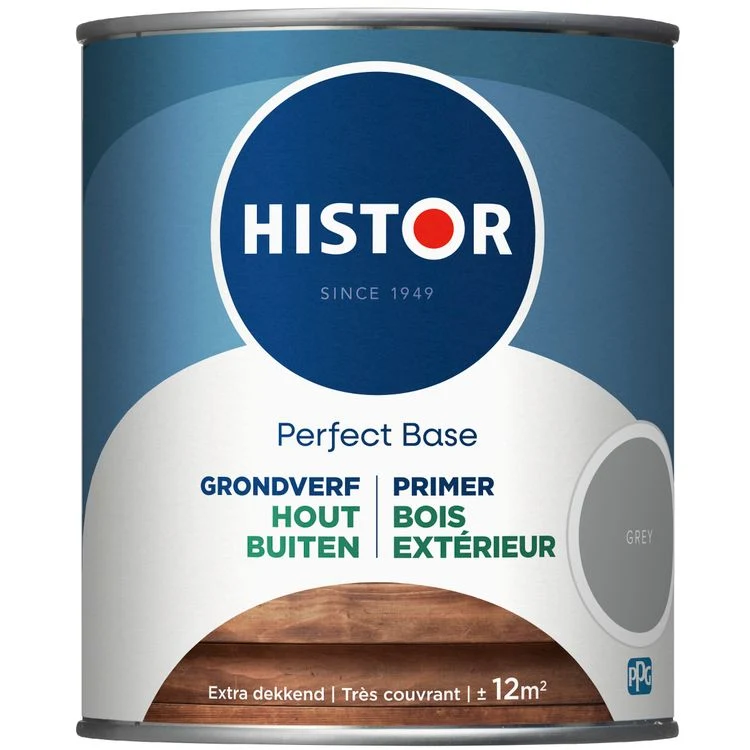 Histor Perfect Base grondverf mat grijs 750ml