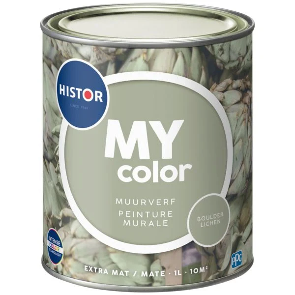 Histor MY color muurverf extra mat boulder lichen 1L