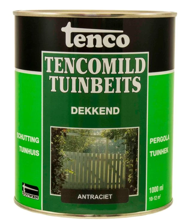 Tenco Tencomild tuinbeits halfglans antraciet 1L