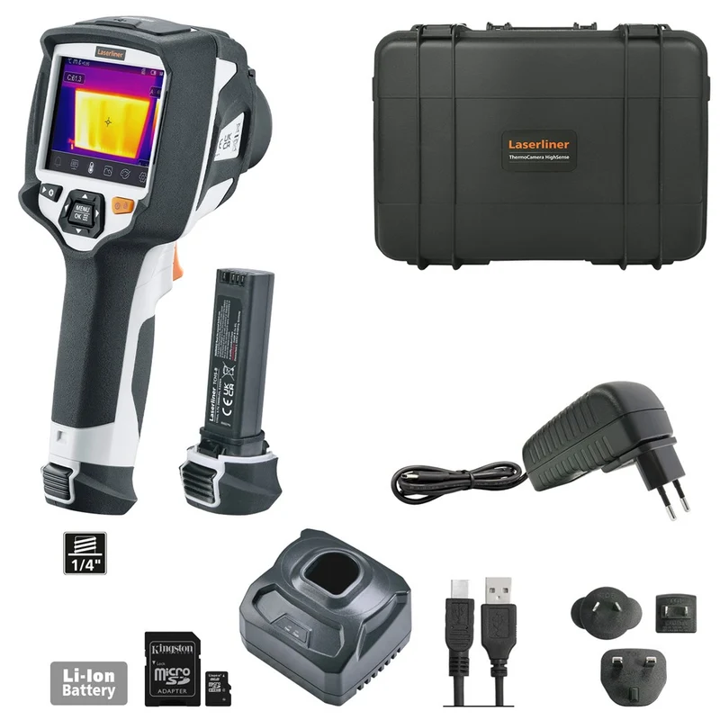 LASERLINER THERMOCAMERA HIGHSENSE (160*120 -20 TO 150øC0ø - 650ø 2 X LITHIUM)