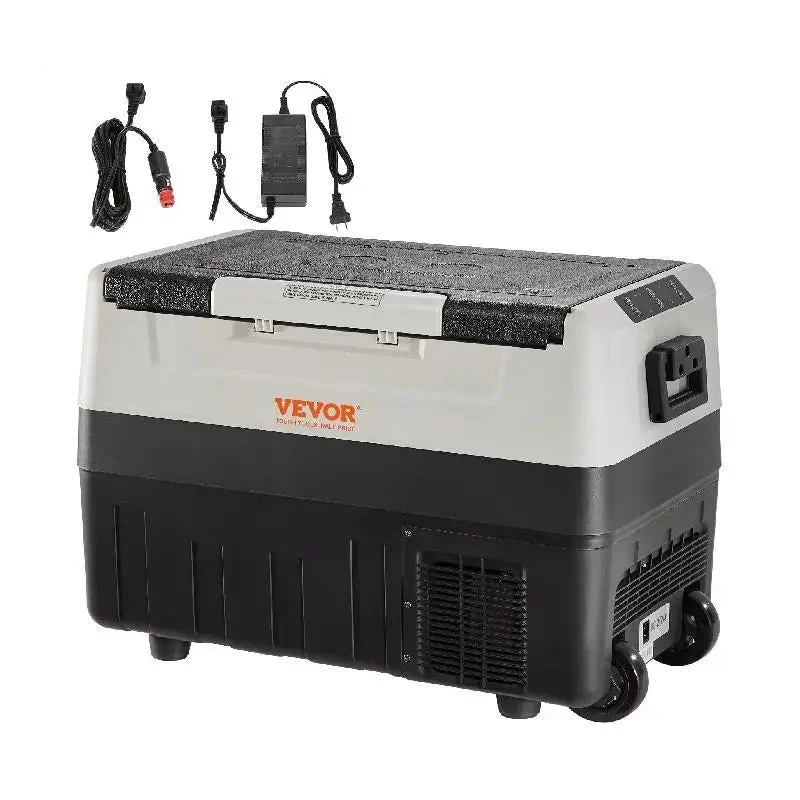 Mini Koelkast – Compacte Koelbox – Draagbare Koelkast – Auto Koelbox – Camper Koelkast – Snel Koelen Tot -20°C – Dubbele Temperatuurzones