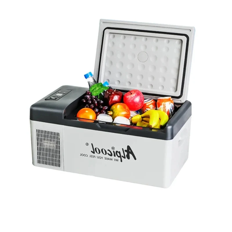 Mini-Koelkast – Compacte Koelkast – Autokoelkast – Camper Koelkast – Lichtgewicht – Laag Energieverbruik - 12V 24V 220V - 20L