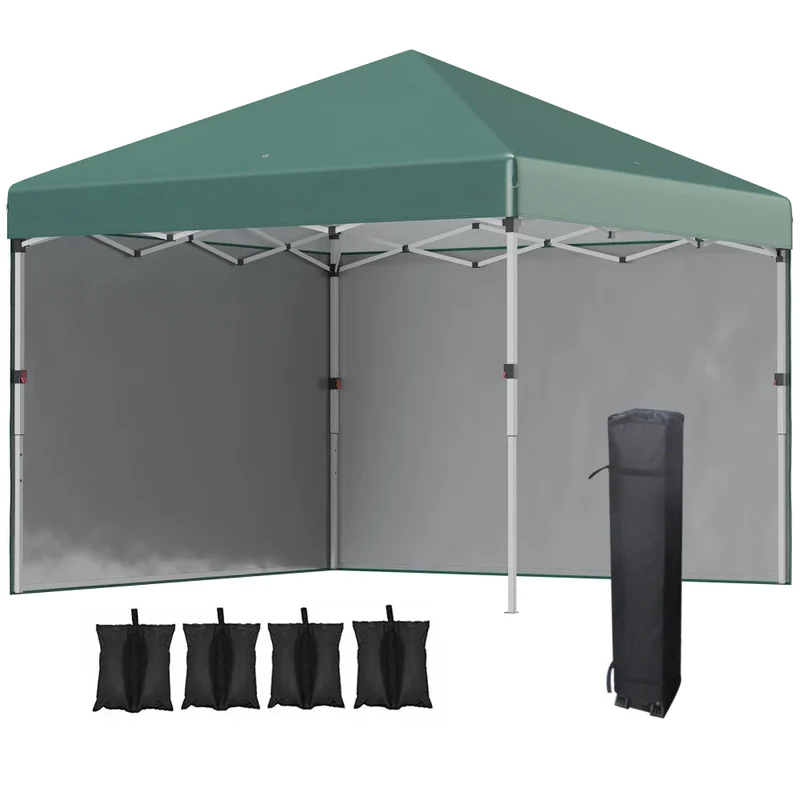 Tuinpaviljoen – Tuinoverkapping – Tuinkamer – Eventtent – Opvouwbare Paviljoen – Verstelbare Hoogte 268-288 Cm – Water- En UV-Bestendig