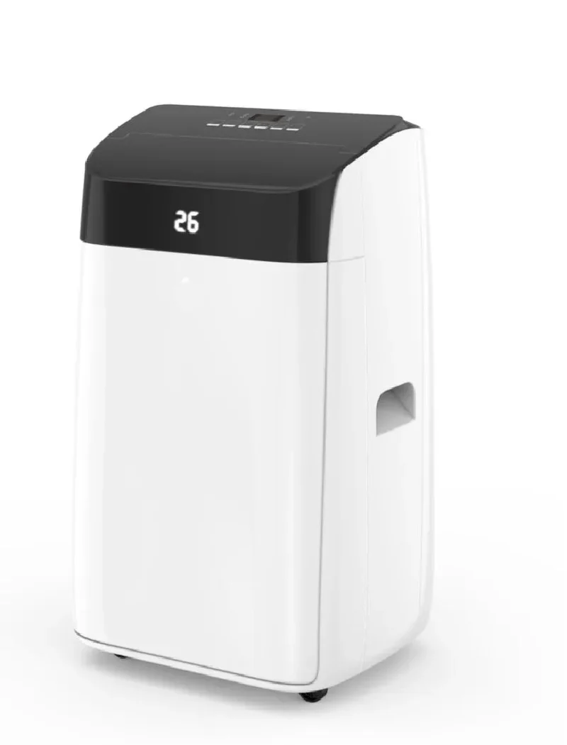 Draagbare Airconditioner – Mobiele Airco – Koelventilator – Ontvochtiger – 12.000 BTU – 50 m² – Stil Geluid - Zwarte Bovenkant
