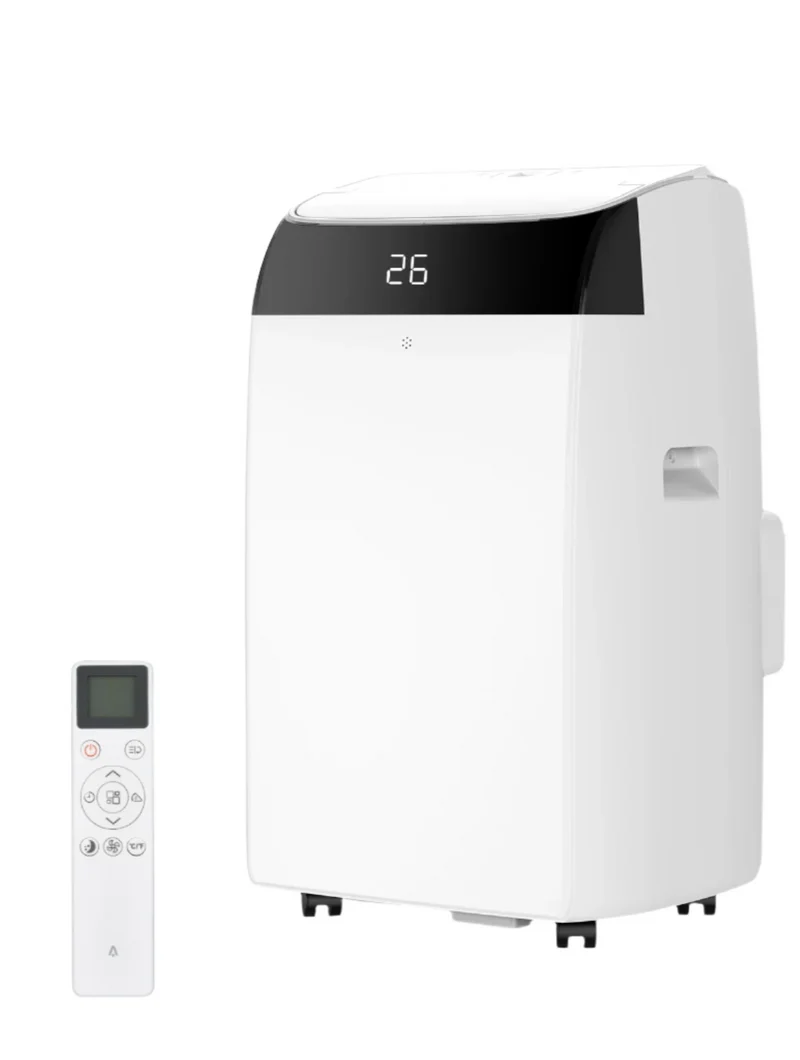 Draagbare Airconditioner – Mobiele Airco – Koelventilator – Ontvochtiger – 12.000 BTU – 50 m² – Stil Geluid - Witte Bovenkant