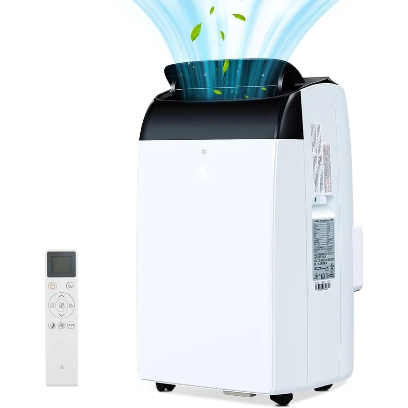 Mobiele Airco – Koelventilator – Draagbare Airconditioner – Luchtontvochtiger – 10000 BTU - Voor Ruimtes Tot 45 m² – Programmeerbare Timer – Afstandsbediening