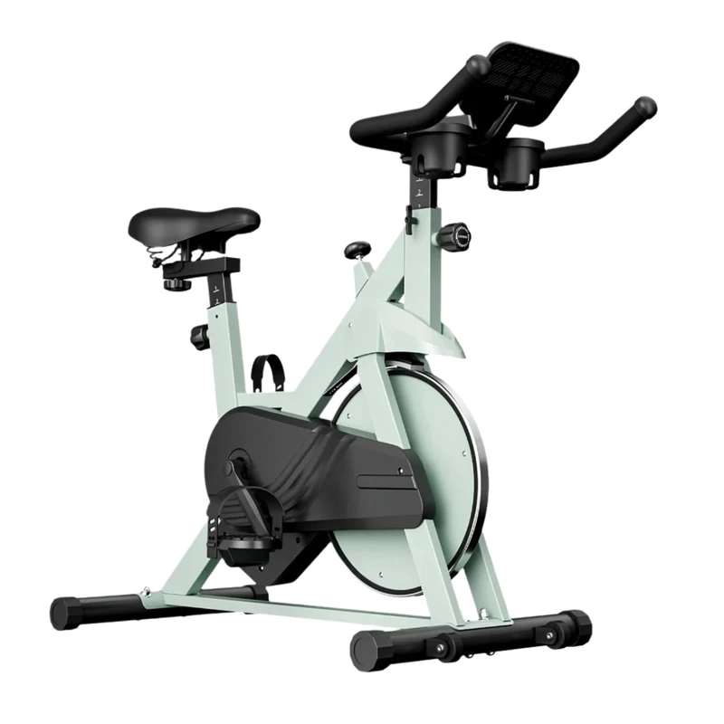 Hometrainer – Fitnessfiets – Trainingsfiets – Cardiofiets – Magnetische Weerstand – Verstelbaar Zadel – LCD-Display - Groen