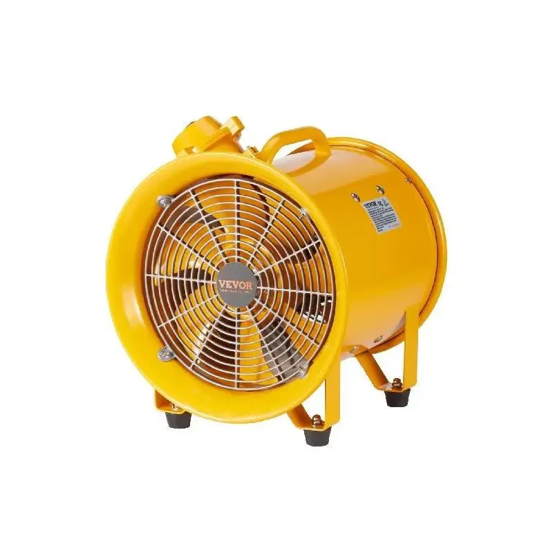 Ventilator – Luchtverfrisser – Afzuiger – Industrieel – Werkplaats – 1100W Krachtige Motor – Corrosiebestendige Stalen Behuizing