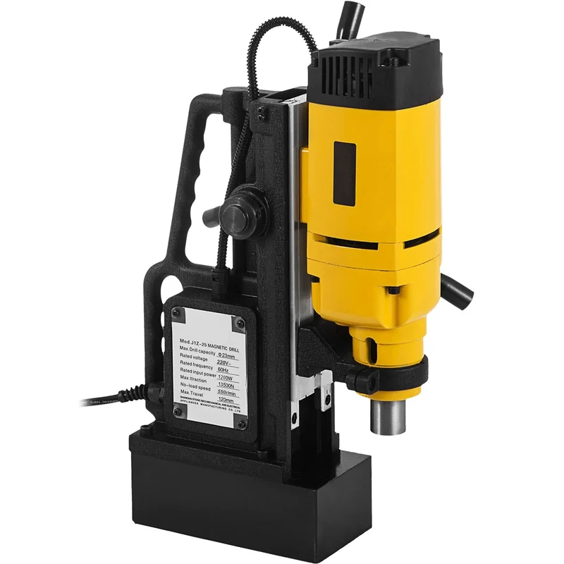 Magnetische Boormachine – Metaalboor – Kernboormachine – Industriële Boormachine – 1100 Watt Motor – 12.000 N Magnetische Zuigkracht – 40 Mm Boordiameter - 11 Boortjes