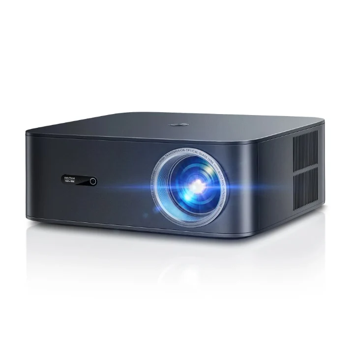 Mini Beamer - Projector - Digitale Beamer - Draagbaar - 1080P - LED - Met Autofocus - 1200 ANSI - 30000 LM - WiFi - HDMI - POWER - USB - 150W - Zwart