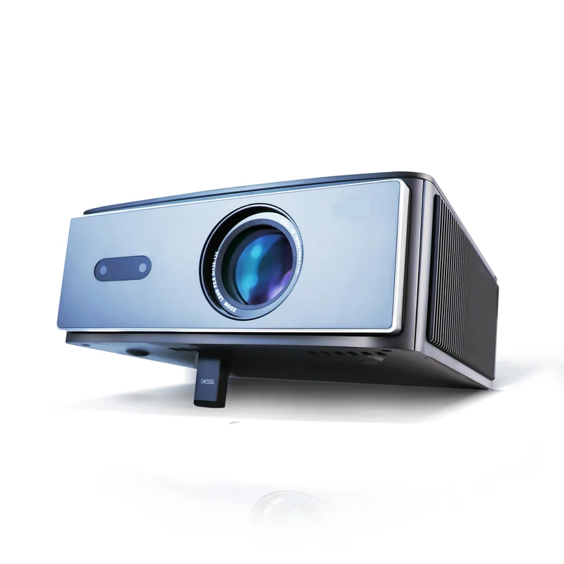 Mini Beamer - Projector - Digitale Beamer - Draagbaar - Smart TV Projectors - 1080P - 4K Full HD - Met Elektrische standaard - 1200ANSI - 130W - Android System - EU-stekker