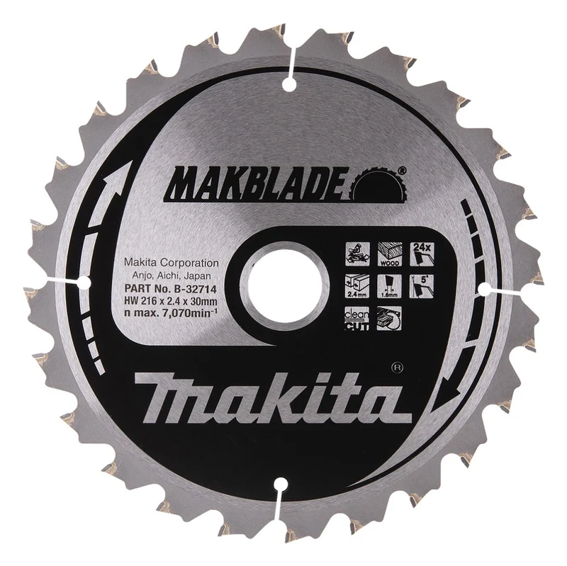 Makita HM ZAAGBLAD 216X30X2.4 24T 5G
