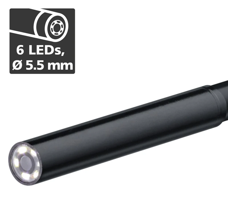 Laserliner VIDEOSCOOP MICRO (5MM 0,75 M 2,4"640X480CAMERA 4X AA)