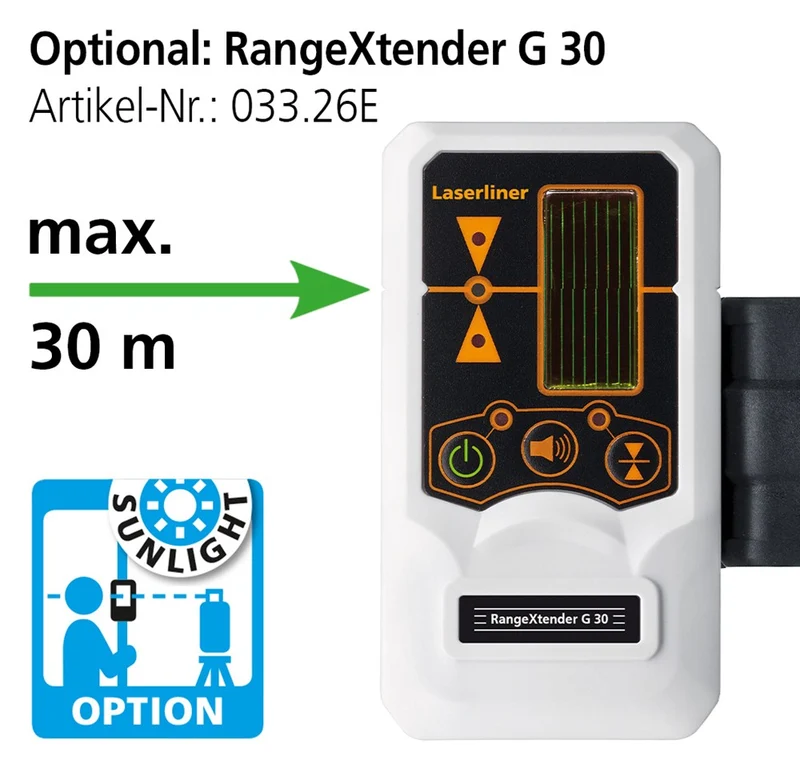 Laserliner SMARTCROSS-LASER GX SET GREEN (MET FLEXCLAMP,BOX)