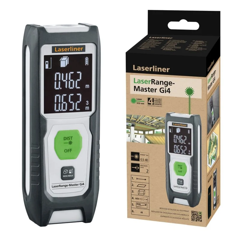 Laserliner LASERRANGE-MASTER GI4 (GREEN, 40M)