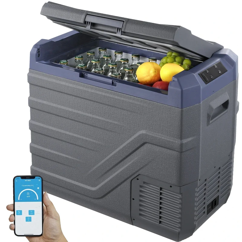 Draagbare Autokoelkast – Koelbox – Auto Koelbox – Camping Koelbox – 50 Liter – Temperatuur Instelbaar – Stil Geluid
